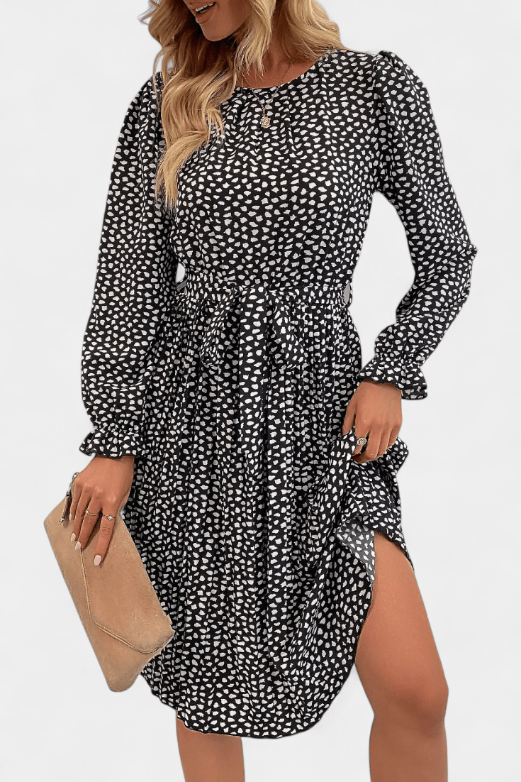 Agnes | leopardo plissettato