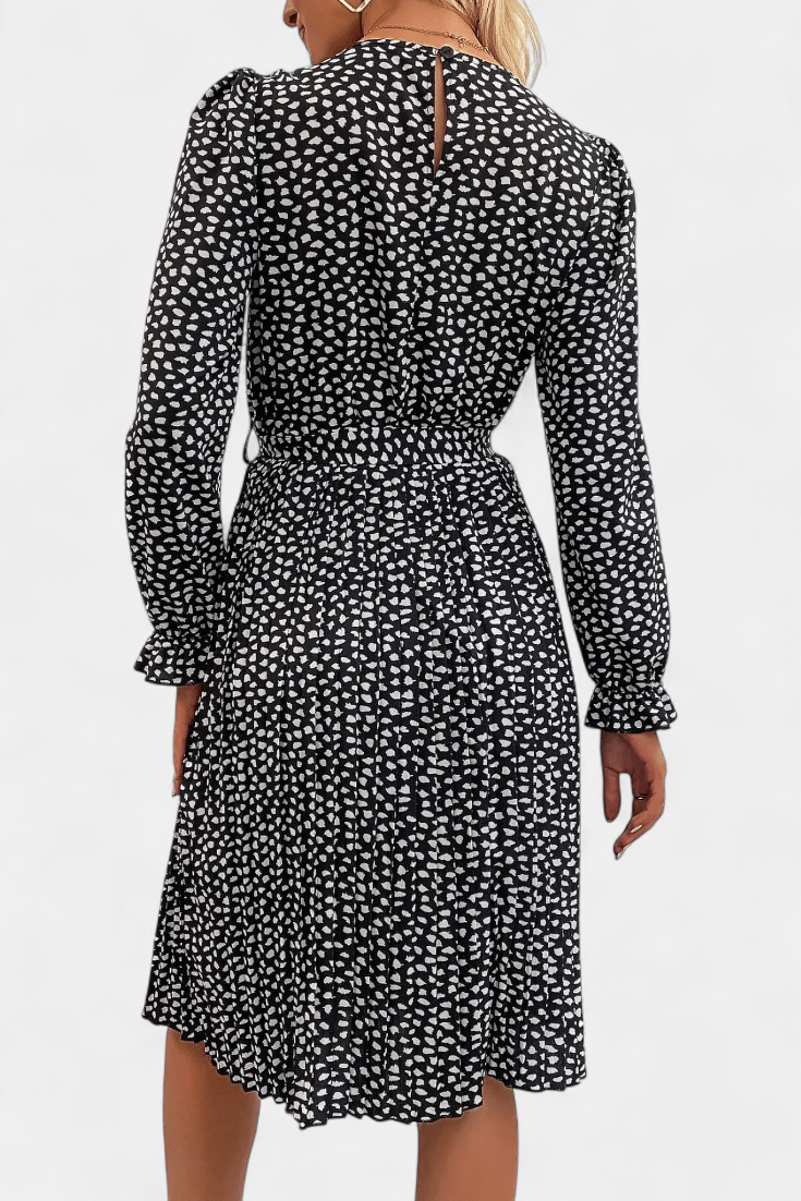 Agnes | leopardo plissettato