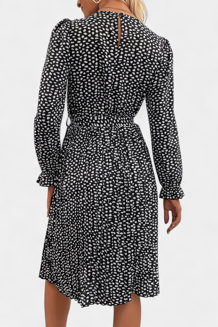 Agnes | leopardo plissettato