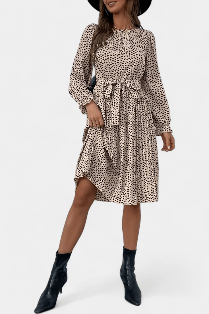 Agnes | leopardo plissettato