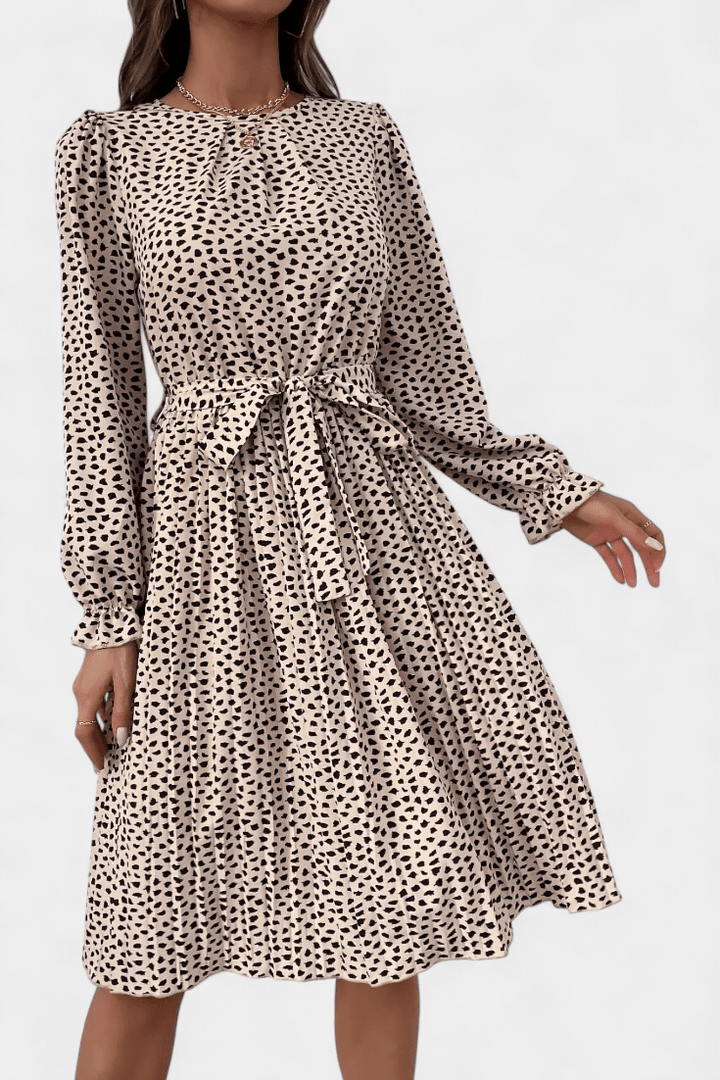 Agnes | leopardo plissettato