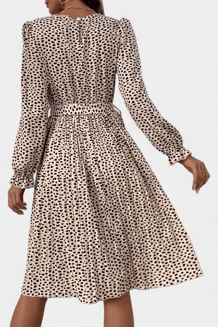 Agnes | leopardo plissettato