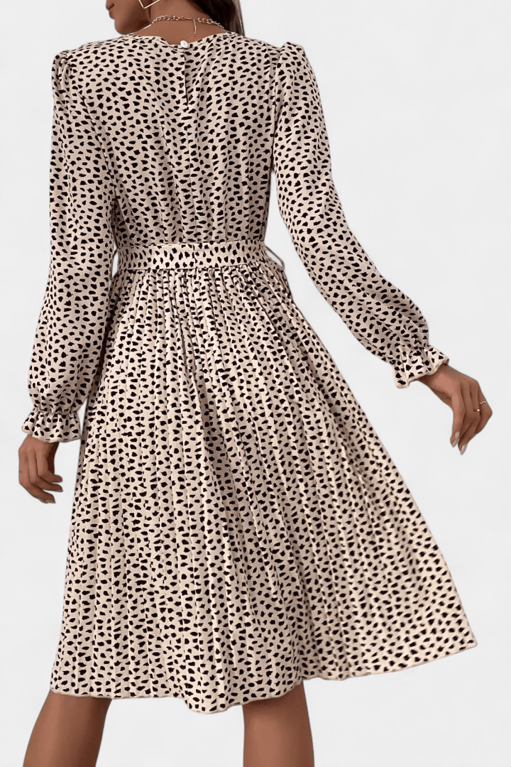 Agnes | leopardo plissettato
