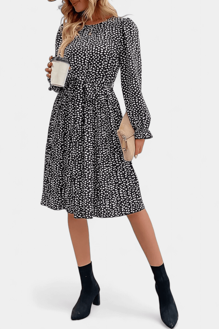Agnes | leopardo plissettato