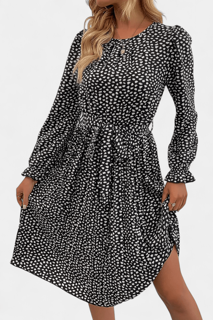 Agnes | leopardo plissettato