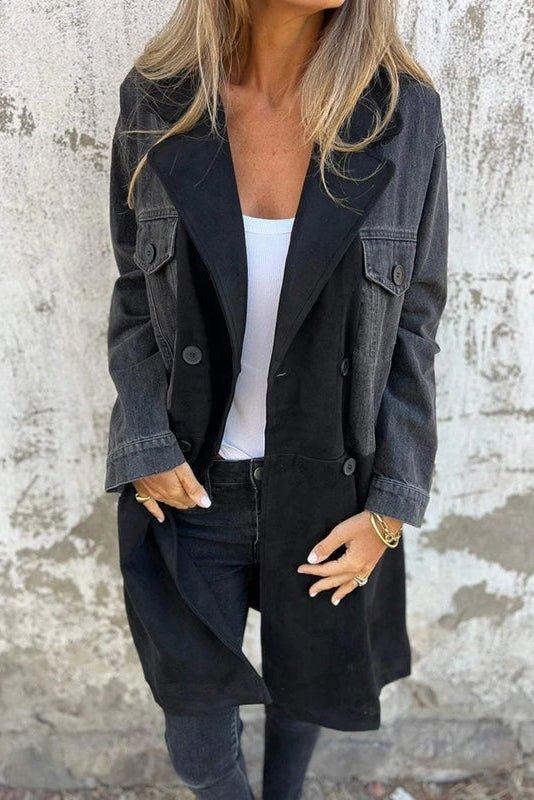 Alberte | giacca di denim bicolore