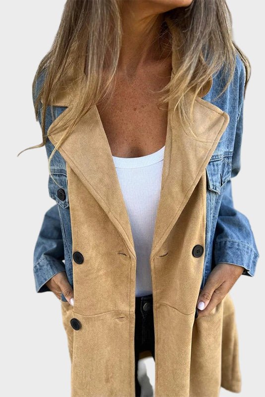Alberte | giacca di denim bicolore