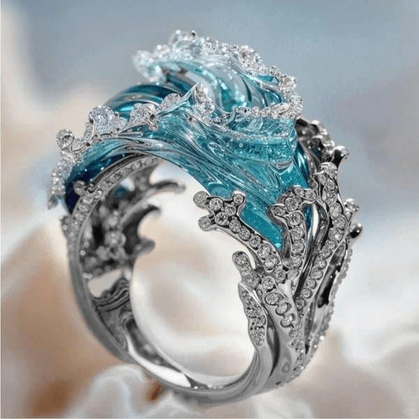 Albertha chiara anello ispirato al mare