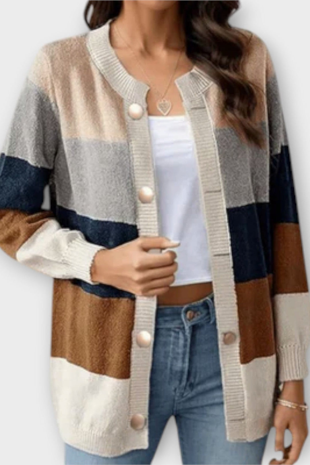Amalie | cardigan a righe