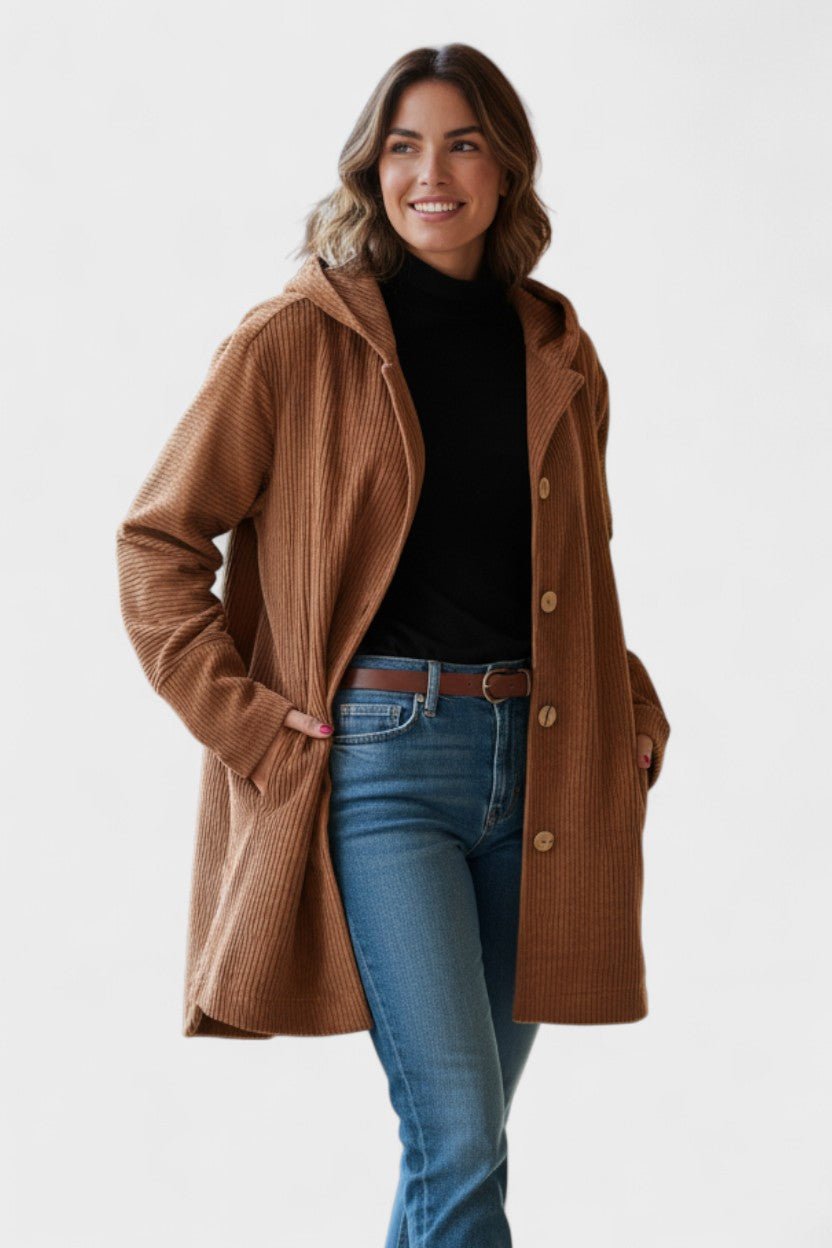 Amalie | giacca in velluto elegante dal design lussuoso