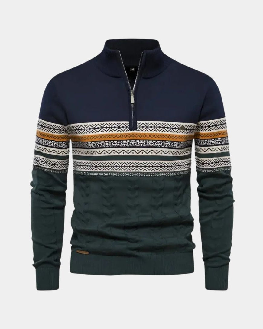 Anton | polo con zip