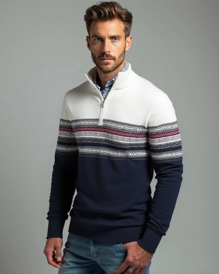 Anton | polo con zip