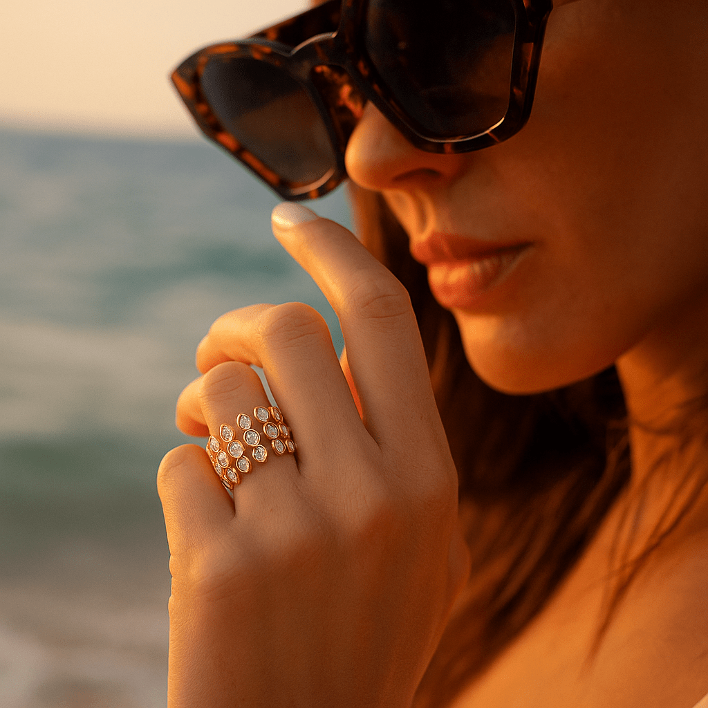 Asta martina bracciale placcato in oro