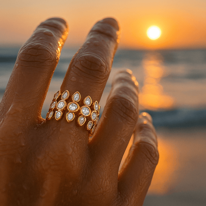 Asta martina bracciale placcato in oro