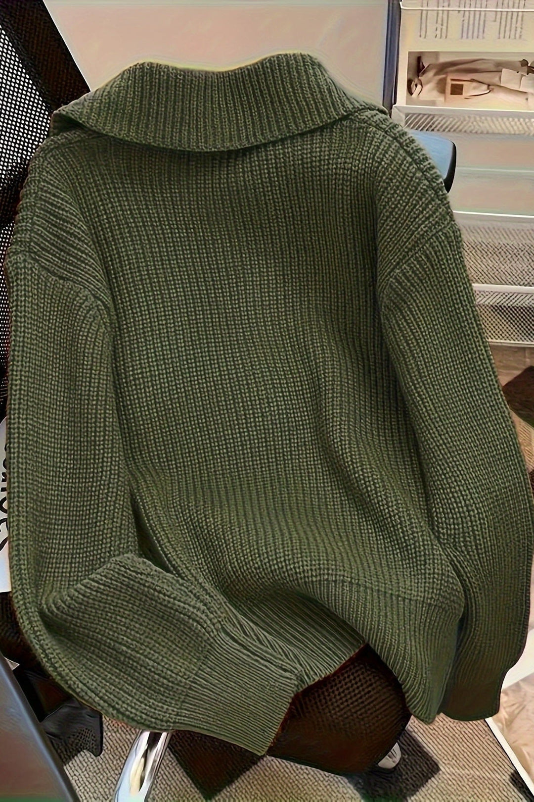 Astrid | cardigan verde oliva