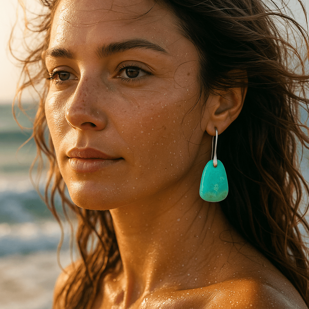 Augusta maria orecchini in amazonite
