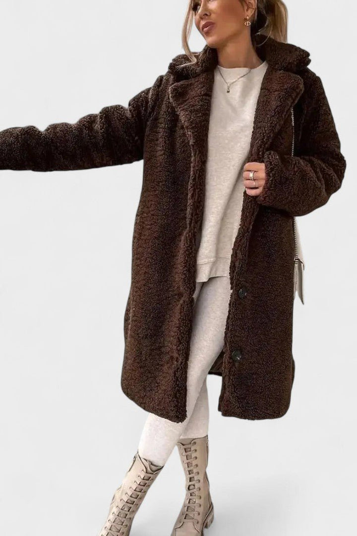 Birgitte | elegante giacca teddy in design lussuoso