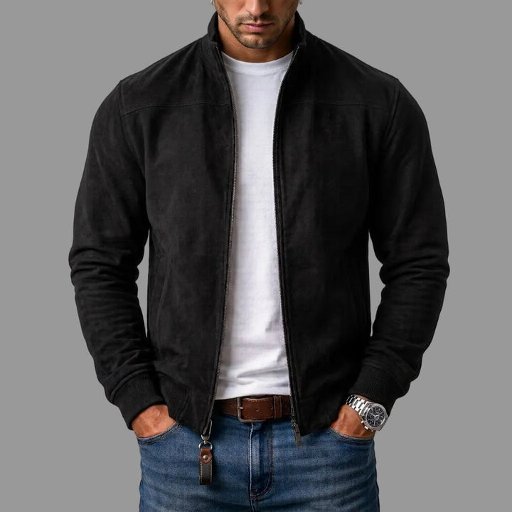 Marco | giacca bomber uomo scamosciata