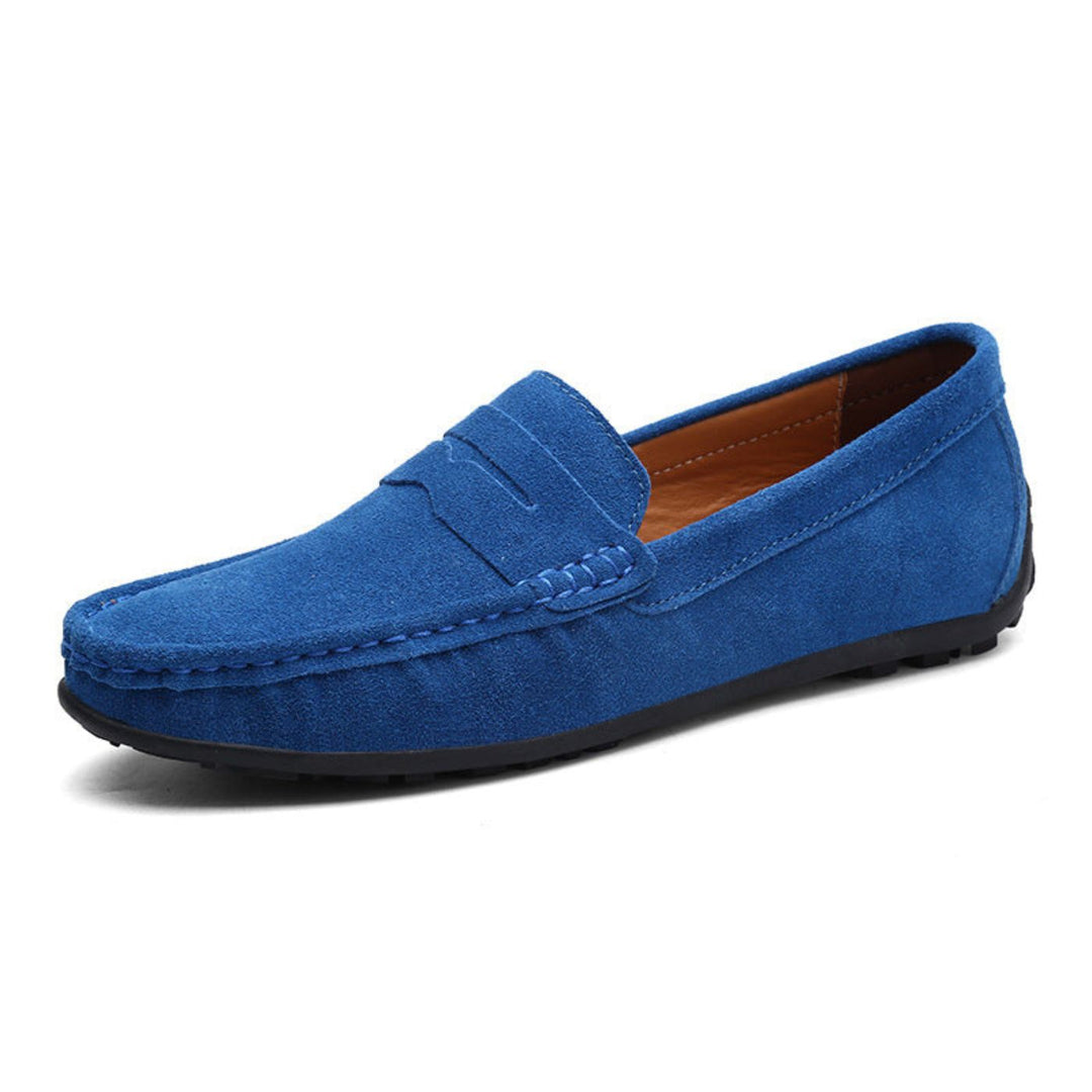 Mocassini in suede morbido