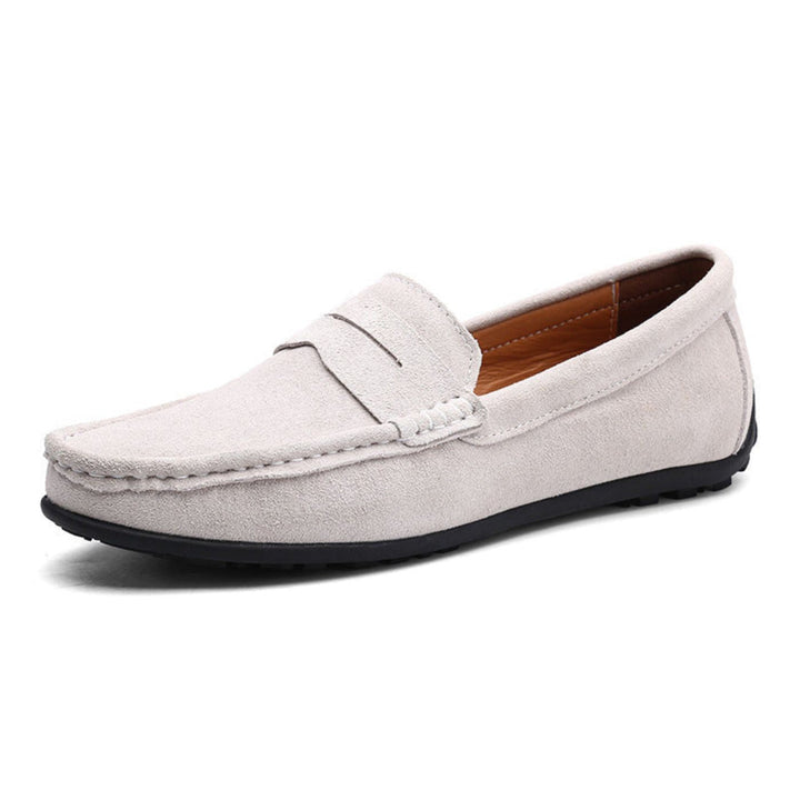 Mocassini in suede morbido