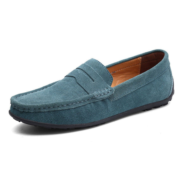Mocassini in suede morbido