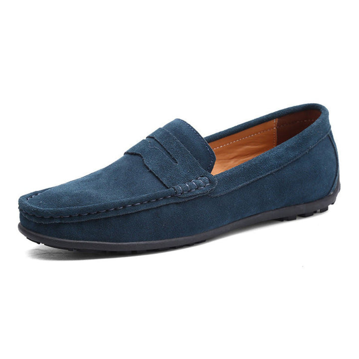 Mocassini in suede morbido