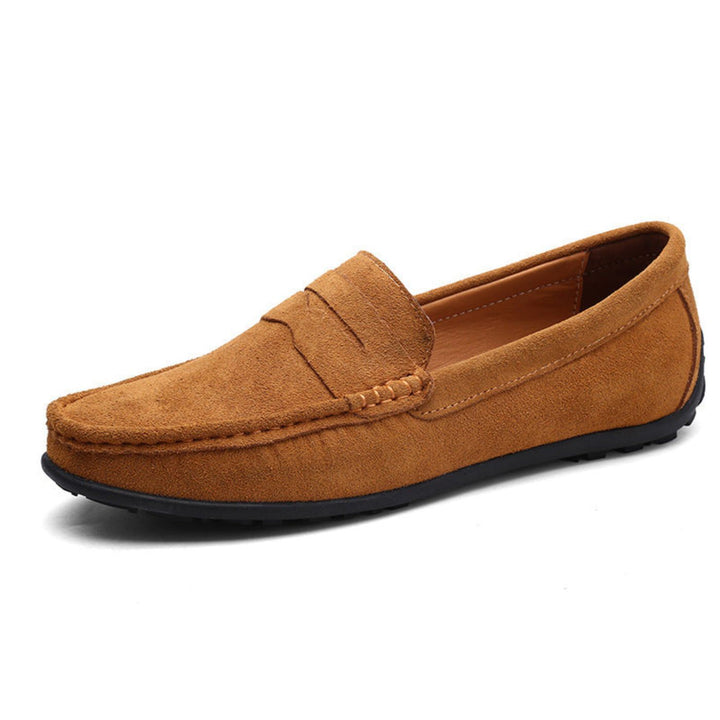 Mocassini in suede morbido