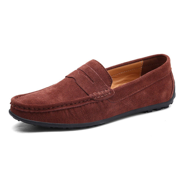 Mocassini in suede morbido
