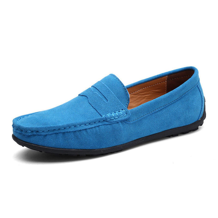 Mocassini in suede morbido