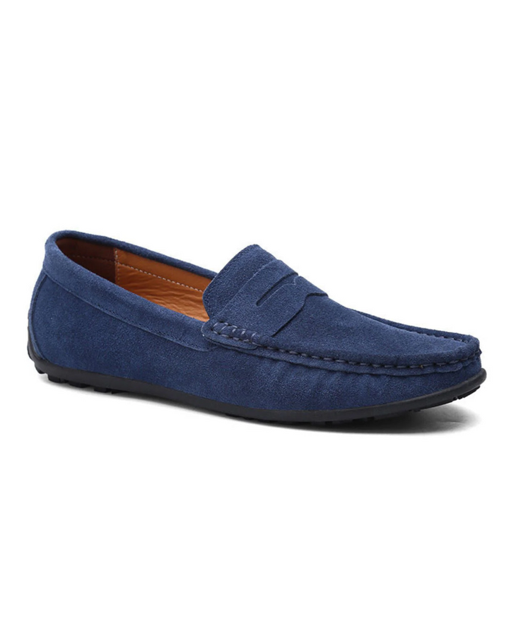 Mocassini in suede morbido