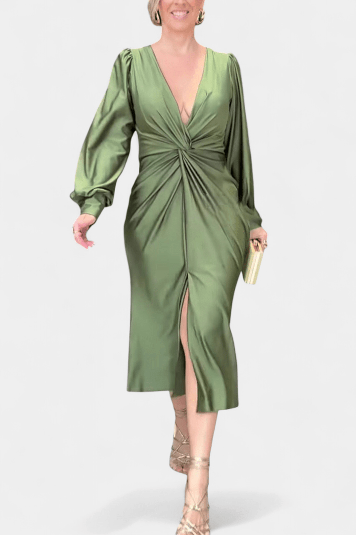 Bodil | vestito a v senza tempo