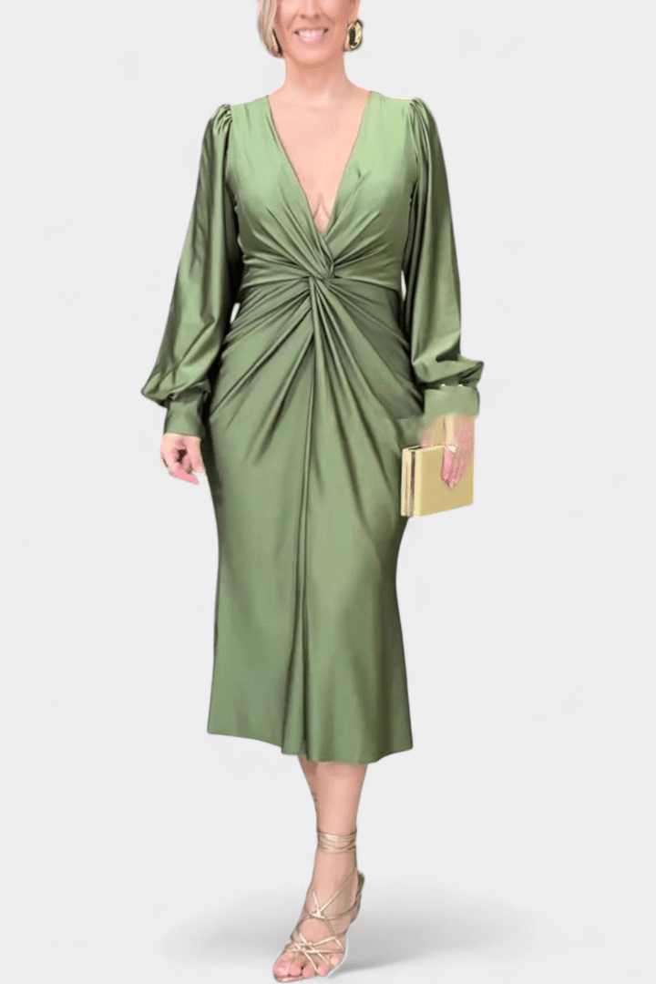 Bodil | vestito a v senza tempo