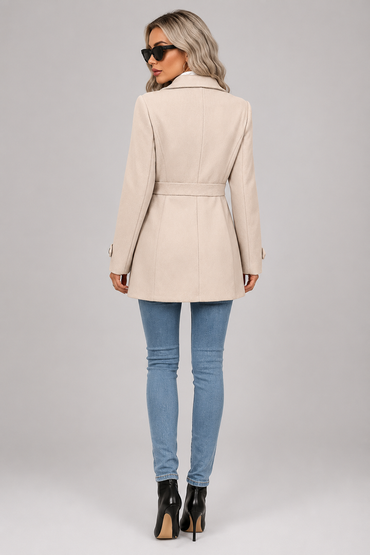 Costanza | cappotto midi con cintura