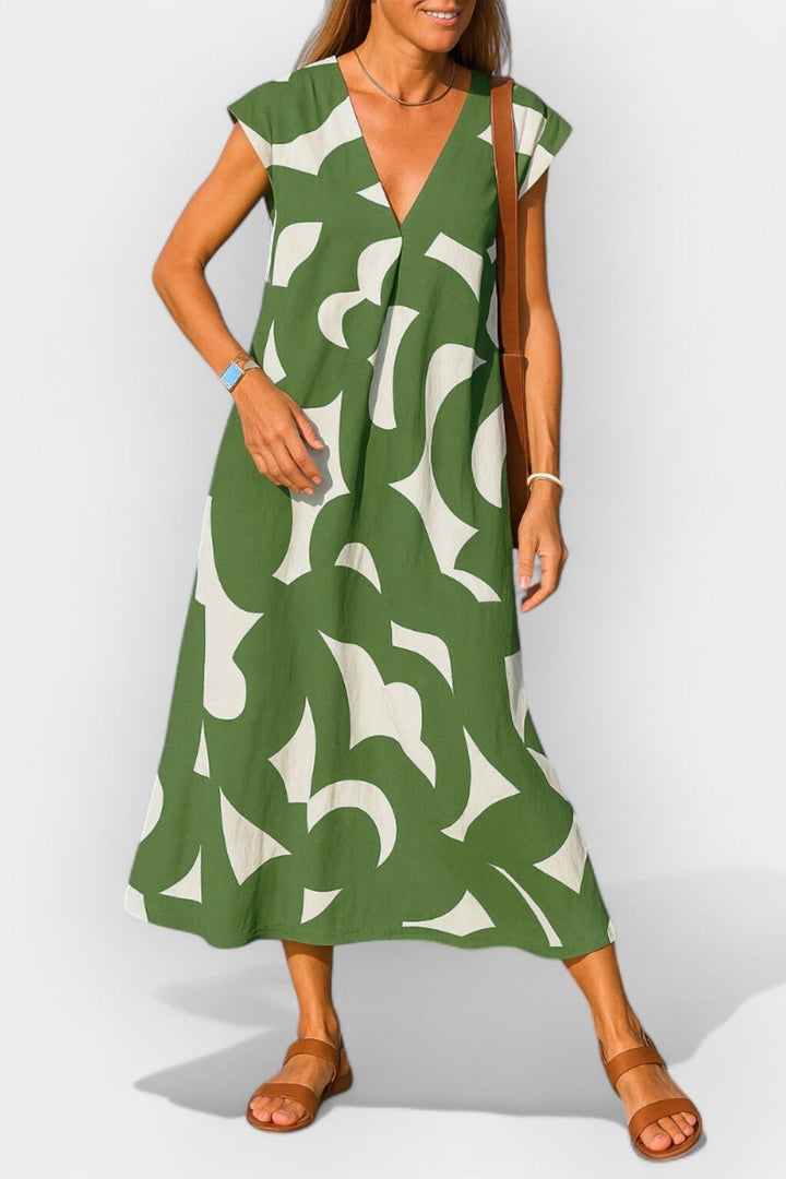 Camilla | abito con scollo a v