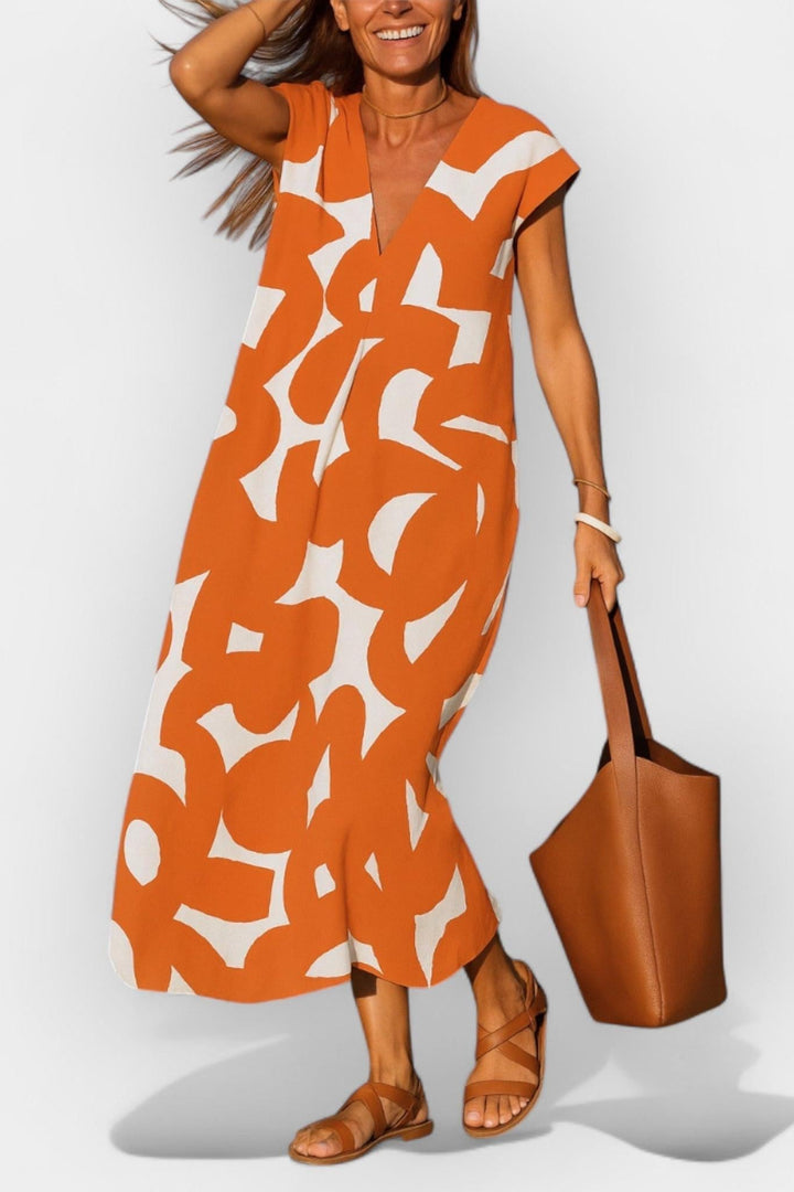 Camilla | abito con scollo a v