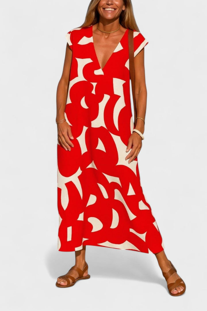 Camilla | abito con scollo a v