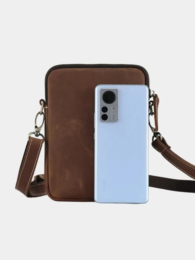 Carl | borsa a spalla minimalista in pelle