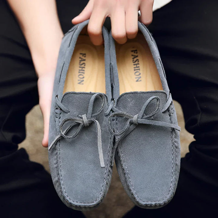 Mocassini estivi in suede casual
