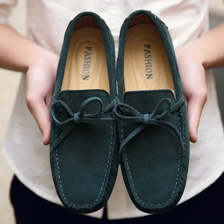 Mocassini estivi in suede casual