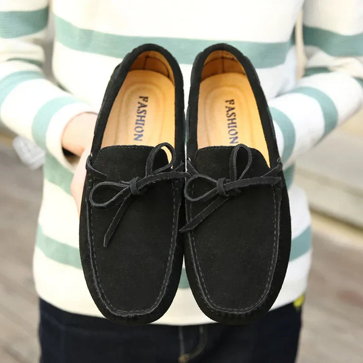 Mocassini estivi in suede casual