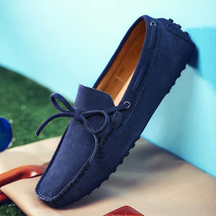 Mocassini estivi in suede casual