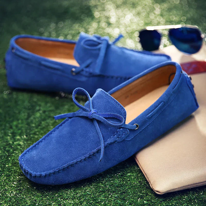 Mocassini estivi in suede casual