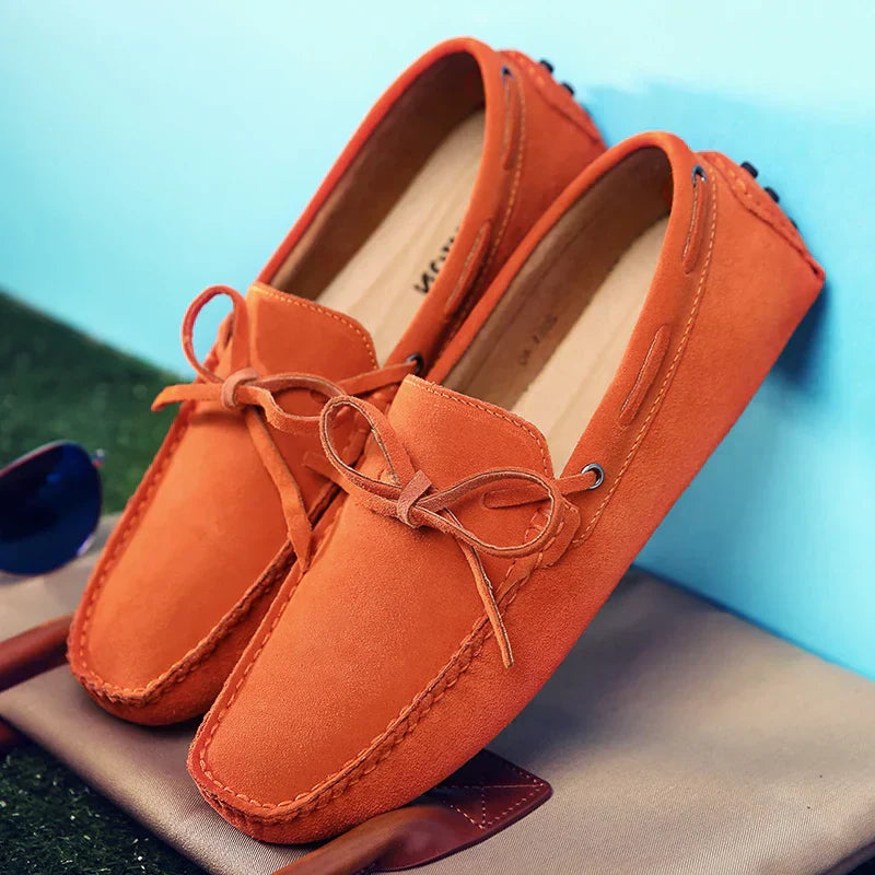 Mocassini estivi in suede casual