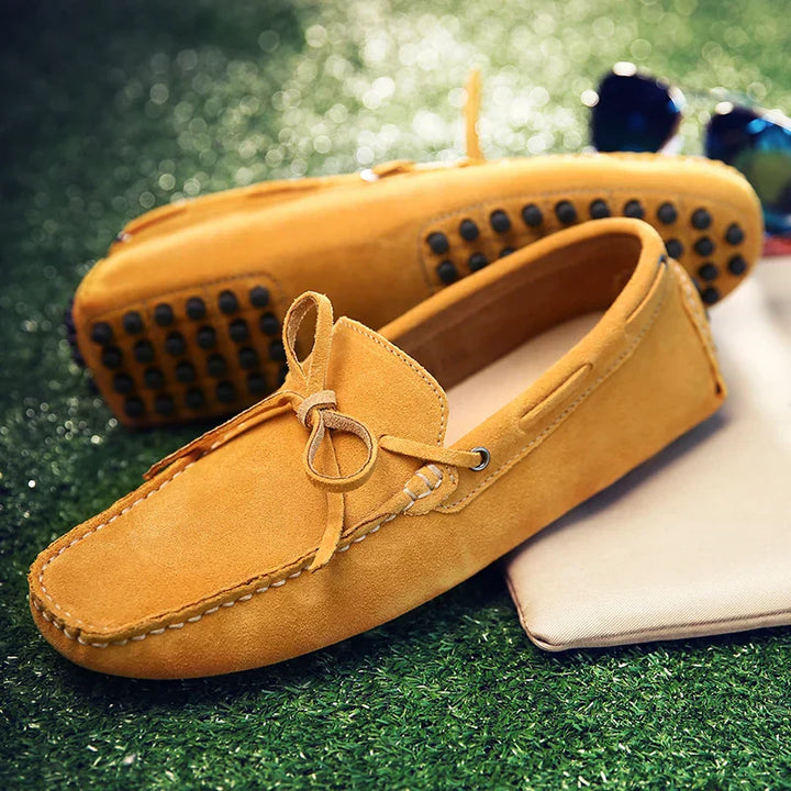 Mocassini estivi in suede casual