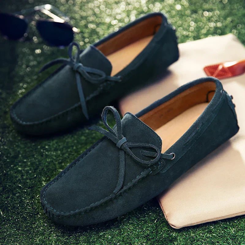 Mocassini estivi in suede casual