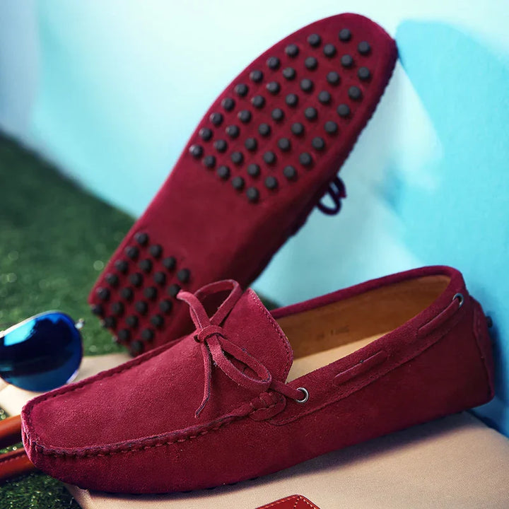 Mocassini estivi in suede casual