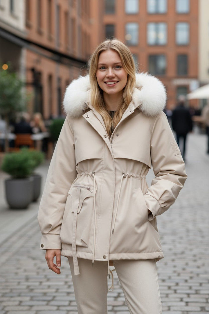 Cecilie | giacca invernale elegante dal design lussuoso