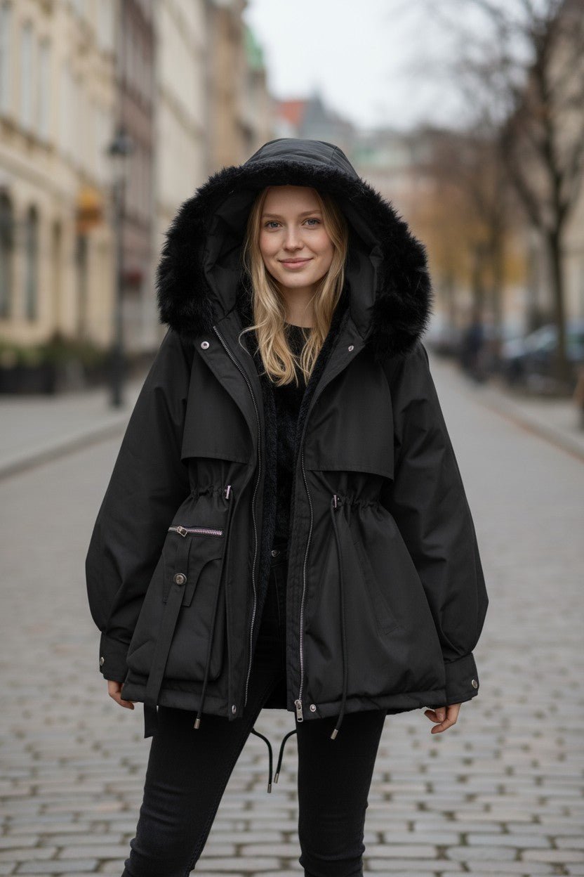 Cecilie | giacca invernale elegante dal design lussuoso