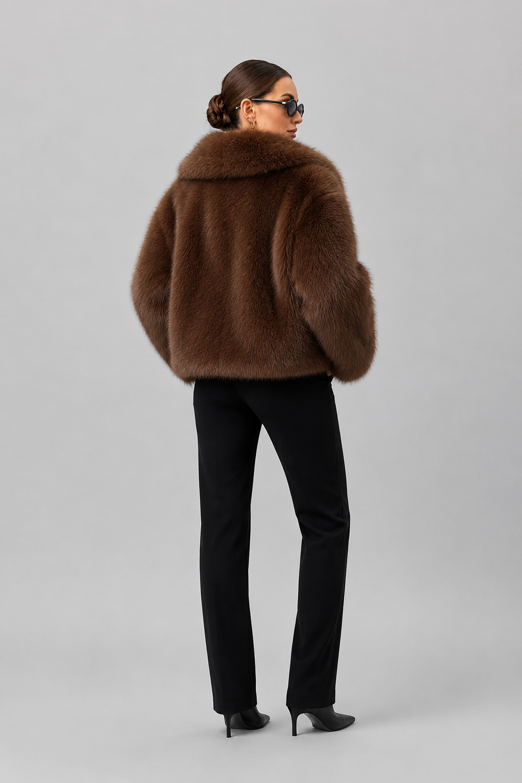 Miriam | giacca in pelliccia sintetica oversize