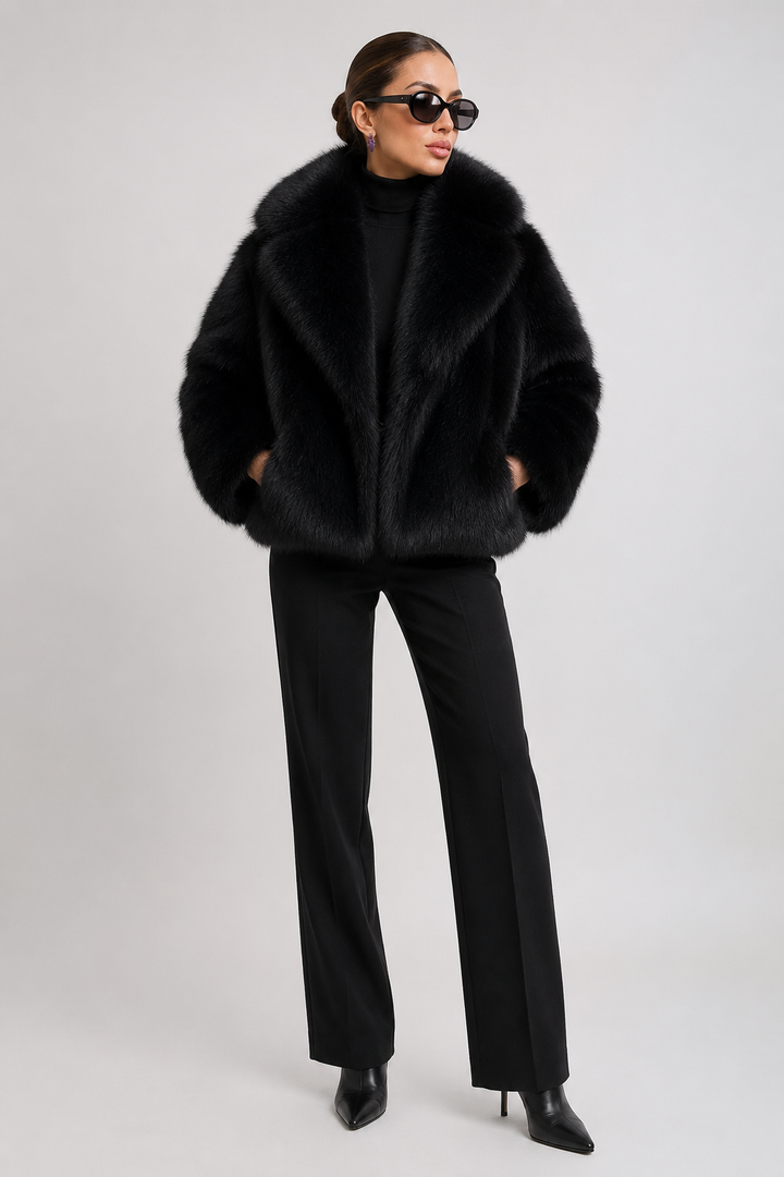 Miriam | giacca in pelliccia sintetica oversize